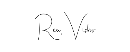 The Andilay-7BmLP signature style provides a bold statement for name Real Vishu. Designed for business owners, executives, and leaders. Real Vishu signature style 4 images and pictures png