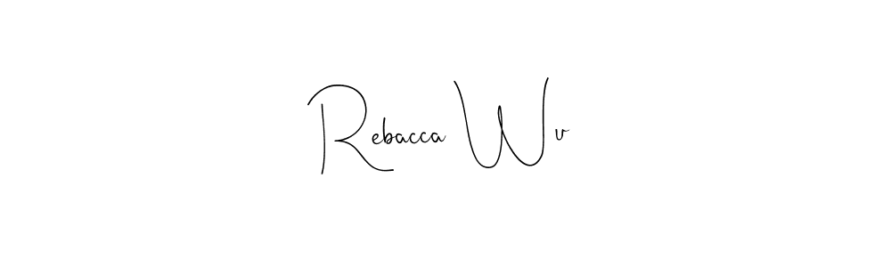 Also we have Rebacca Wu name is the best signature style. Create professional handwritten signature collection using Andilay-7BmLP autograph style. Rebacca Wu signature style 4 images and pictures png
