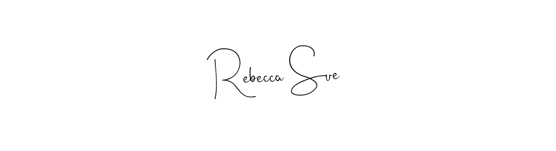 Also You can easily find your signature by using the search form. We will create Rebecca Sue name handwritten signature images for you free of cost using Andilay-7BmLP sign style. Rebecca Sue signature style 4 images and pictures png