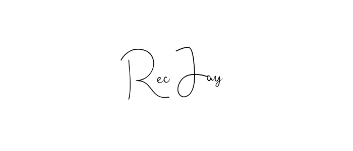 See photos of Rec Jay official signature by Spectra . Check more albums & portfolios. Read reviews & check more about Andilay-7BmLP font. Rec Jay signature style 4 images and pictures png