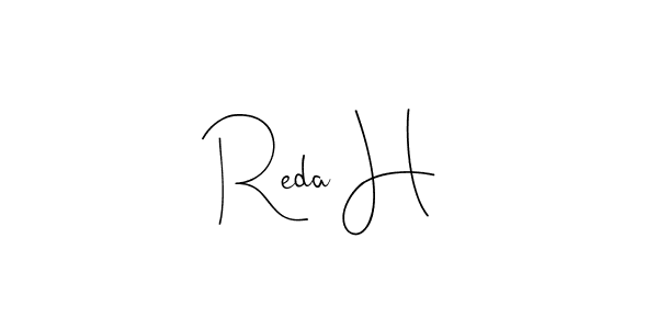 See photos of Reda H official signature by Spectra . Check more albums & portfolios. Read reviews & check more about Andilay-7BmLP font. Reda H signature style 4 images and pictures png