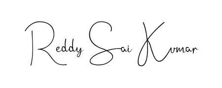 Make your name Reddy Sai Kumar memorable on every contract using Andilay-7BmLP autograph style. Instant transparent background export available. Reddy Sai Kumar signature style 4 images and pictures png