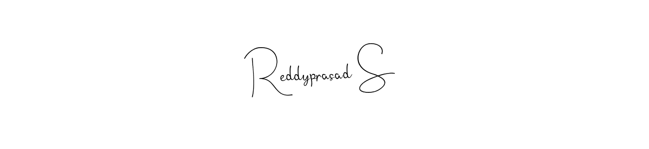 How to make Reddyprasad S signature? Andilay-7BmLP is a professional autograph style. Create handwritten signature for Reddyprasad S name. Reddyprasad S signature style 4 images and pictures png