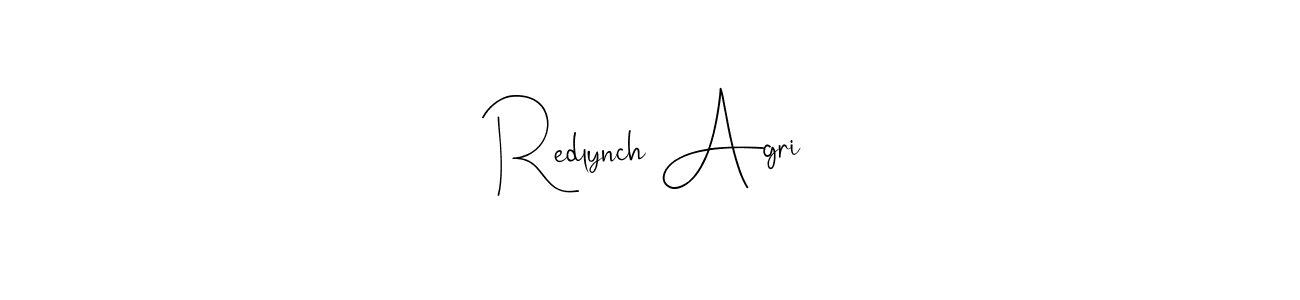 Also You can easily find your signature by using the search form. We will create Redlynch Agri name handwritten signature images for you free of cost using Andilay-7BmLP sign style. Redlynch Agri signature style 4 images and pictures png