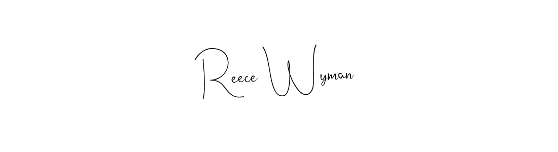 How to make Reece Wyman signature? Andilay-7BmLP is a professional autograph style. Create handwritten signature for Reece Wyman name. Reece Wyman signature style 4 images and pictures png