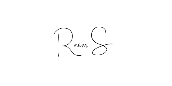 Once you've used our free online signature maker to create your best signature Andilay-7BmLP style, it's time to enjoy all of the benefits that Reem S name signing documents. Reem S signature style 4 images and pictures png