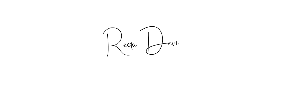 Make a beautiful signature design for name Reeta Devi. Use this online signature maker to create a handwritten signature for free. Reeta Devi signature style 4 images and pictures png