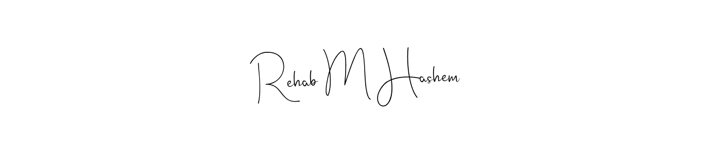 How to Draw Rehab M Hashem signature style? Andilay-7BmLP is a latest design signature styles for name Rehab M Hashem. Rehab M Hashem signature style 4 images and pictures png