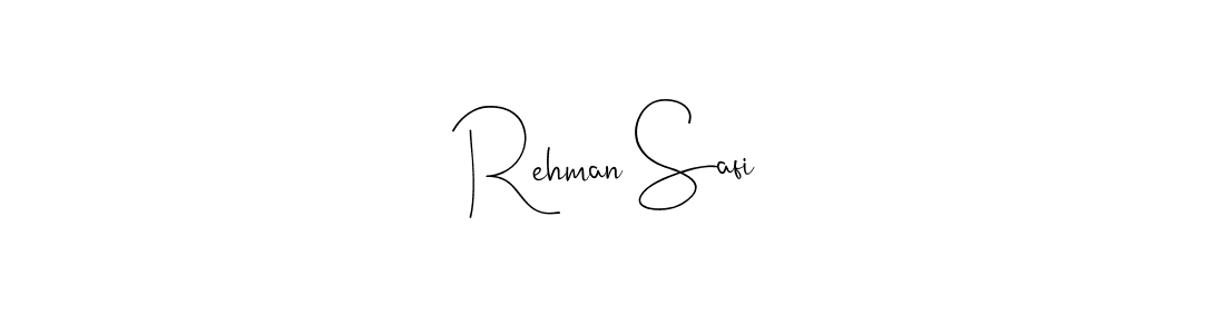 Also You can easily find your signature by using the search form. We will create Rehman Safi name handwritten signature images for you free of cost using Andilay-7BmLP sign style. Rehman Safi signature style 4 images and pictures png