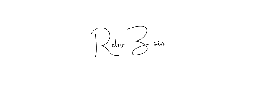 Andilay-7BmLP is a professional signature style that is perfect for those who want to add a touch of class to their signature. It is also a great choice for those who want to make their signature more unique. Get Rehu Zain name to fancy signature for free. Rehu Zain signature style 4 images and pictures png