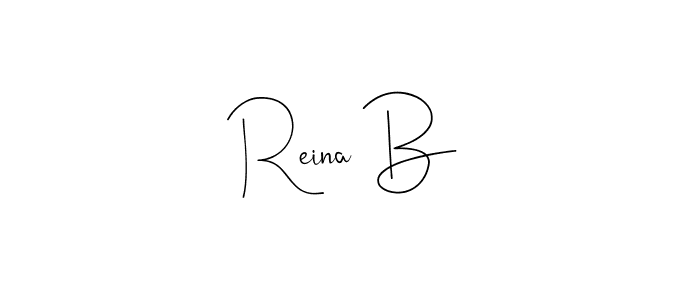 This is the best signature style for the Reina B name. Also you like these signature font (Andilay-7BmLP). Mix name signature. Reina B signature style 4 images and pictures png