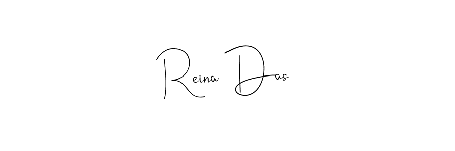 Design your own signature with our free online signature maker. With this signature software, you can create a handwritten (Andilay-7BmLP) signature for name Reina Das. Reina Das signature style 4 images and pictures png