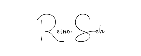 Make a beautiful signature design for name Reina Seh. Use this online signature maker to create a handwritten signature for free. Reina Seh signature style 4 images and pictures png