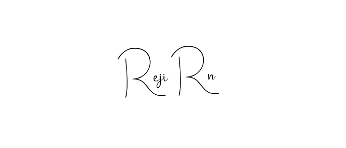 Use a signature maker to create a handwritten signature online. With this signature software, you can design (Andilay-7BmLP) your own signature for name Reji Rn. Reji Rn signature style 4 images and pictures png