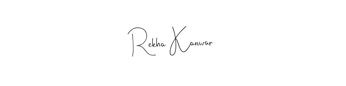 See photos of Rekha Kanwar official signature by Spectra . Check more albums & portfolios. Read reviews & check more about Andilay-7BmLP font. Rekha Kanwar signature style 4 images and pictures png