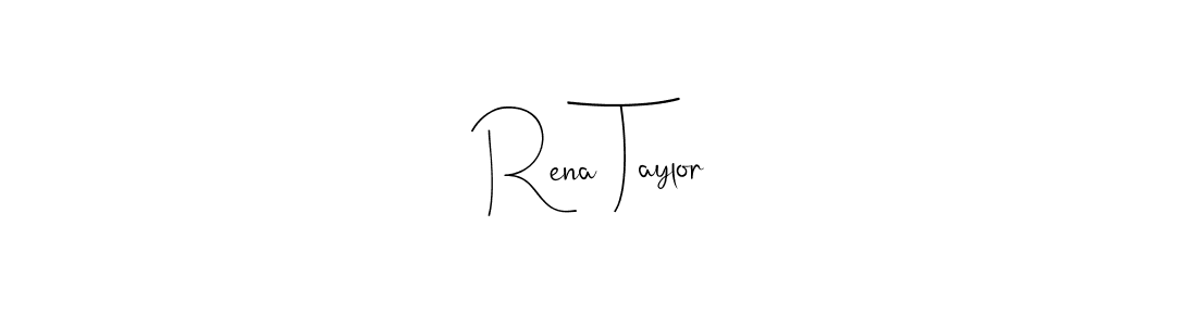 Use a signature maker to create a handwritten signature online. With this signature software, you can design (Andilay-7BmLP) your own signature for name Rena Taylor. Rena Taylor signature style 4 images and pictures png