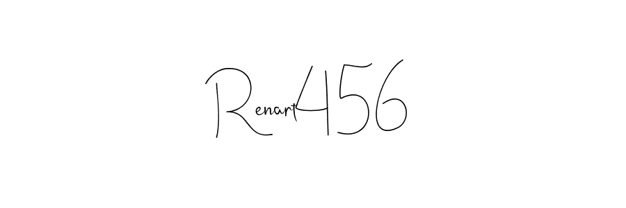 Design your own signature with our free online signature maker. With this signature software, you can create a handwritten (Andilay-7BmLP) signature for name Renart456. Renart456 signature style 4 images and pictures png