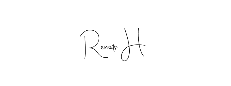 Also You can easily find your signature by using the search form. We will create Renats H name handwritten signature images for you free of cost using Andilay-7BmLP sign style. Renats H signature style 4 images and pictures png