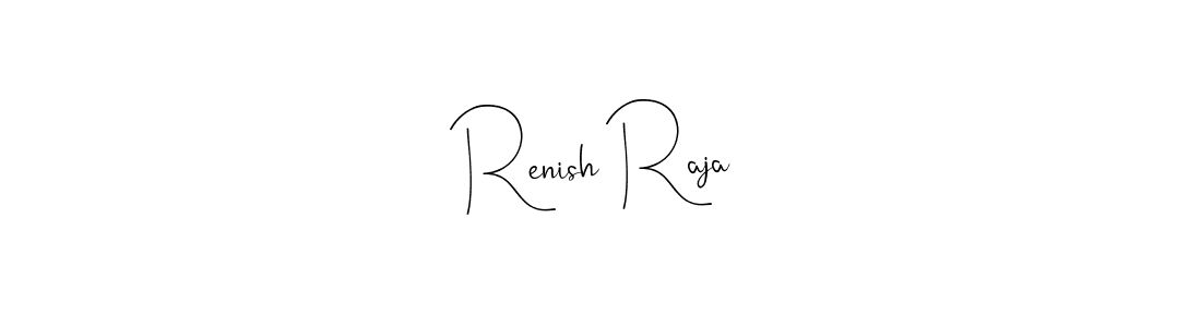Similarly Andilay-7BmLP is the best handwritten signature design. Signature creator online .You can use it as an online autograph creator for name Renish Raja. Renish Raja signature style 4 images and pictures png