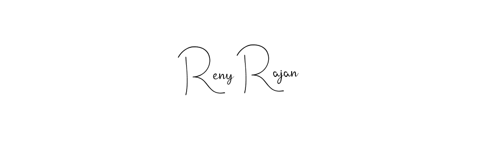 Design your own signature with our free online signature maker. With this signature software, you can create a handwritten (Andilay-7BmLP) signature for name Reny Rajan. Reny Rajan signature style 4 images and pictures png