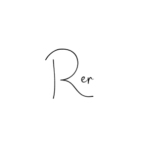 The best way (Andilay-7BmLP) to make a short signature is to pick only two or three words in your name. The name Rer include a total of six letters. For converting this name. Rer signature style 4 images and pictures png