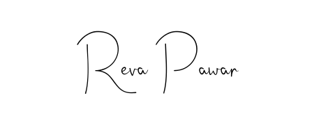 Give your name Reva Pawar an exquisite flair with the Andilay-7BmLP script font. Ideal for contracts, resumes, and formal letterheads. Reva Pawar signature style 4 images and pictures png