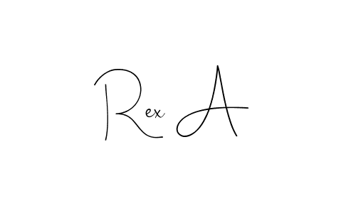 Best and Professional Signature Style for Rex A. Andilay-7BmLP Best Signature Style Collection. Rex A signature style 4 images and pictures png