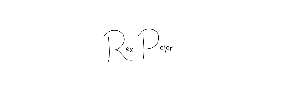 How to make Rex Peter signature? Andilay-7BmLP is a professional autograph style. Create handwritten signature for Rex Peter name. Rex Peter signature style 4 images and pictures png