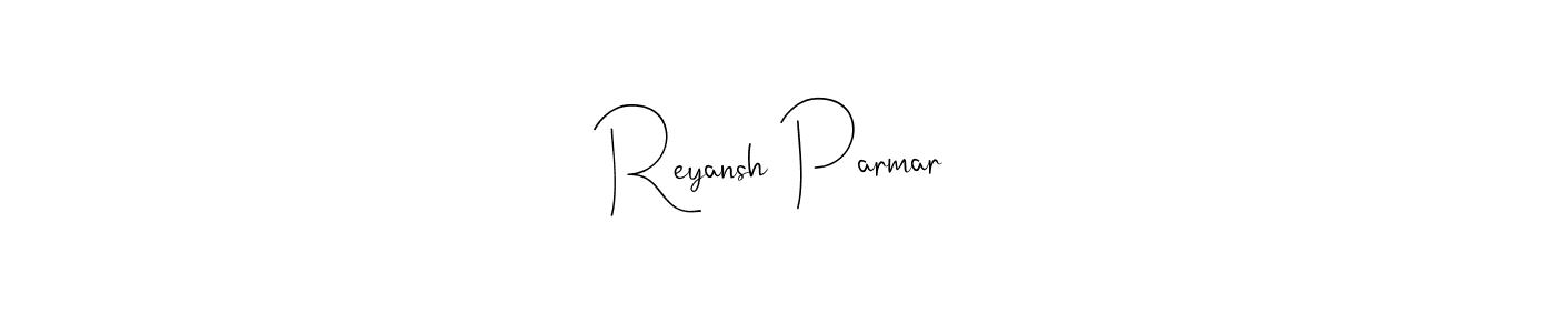 Make a beautiful signature design for name Reyansh Parmar. Use this online signature maker to create a handwritten signature for free. Reyansh Parmar signature style 4 images and pictures png