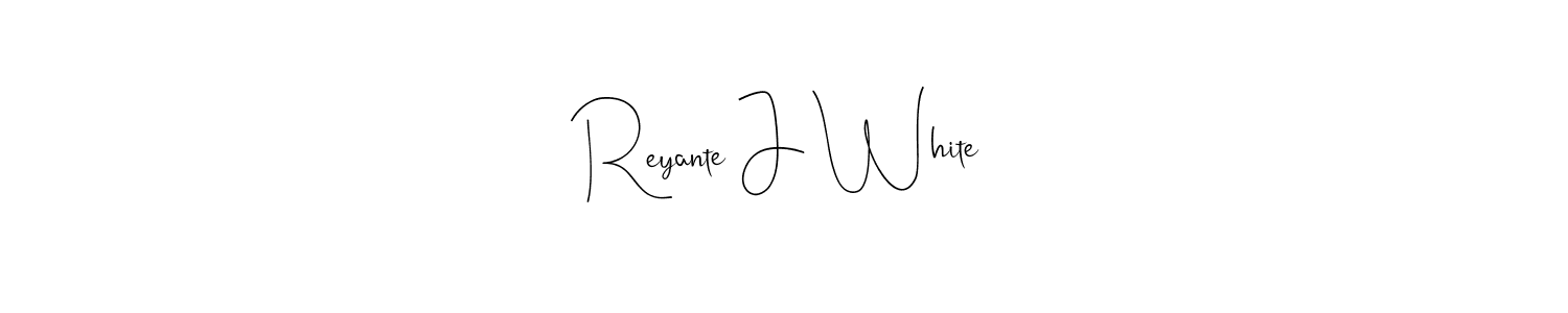 You can use this online signature creator to create a handwritten signature for the name Reyante J White. This is the best online autograph maker. Reyante J White signature style 4 images and pictures png