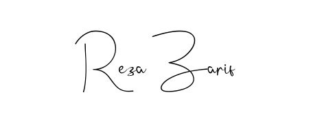 Get inspired by this graceful Andilay-7BmLP signature style for name Reza Zarif. Smooth loops and balanced proportions for everyday use. Reza Zarif signature style 4 images and pictures png