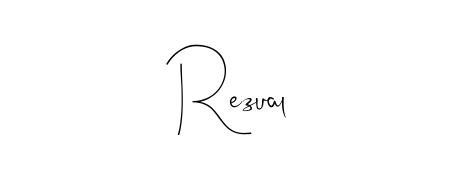 Create a personalized artistic stamp with Rezual in Andilay-7BmLP font. Perfect for visual artists, designers, and influencers. Rezual signature style 4 images and pictures png