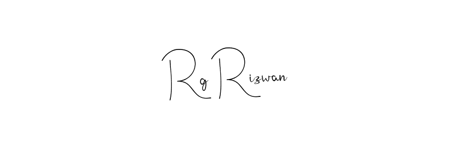 The best way (Andilay-7BmLP) to make a short signature is to pick only two or three words in your name. The name Rg Rizwan include a total of six letters. For converting this name. Rg Rizwan signature style 4 images and pictures png