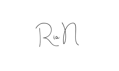 You can use this online signature creator to create a handwritten signature for the name Ria N. This is the best online autograph maker. Ria N signature style 4 images and pictures png