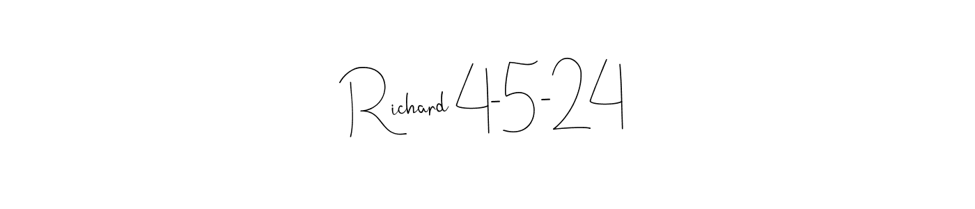 How to Draw Richard 4-5-24 signature style? Andilay-7BmLP is a latest design signature styles for name Richard 4-5-24. Richard 4-5-24 signature style 4 images and pictures png