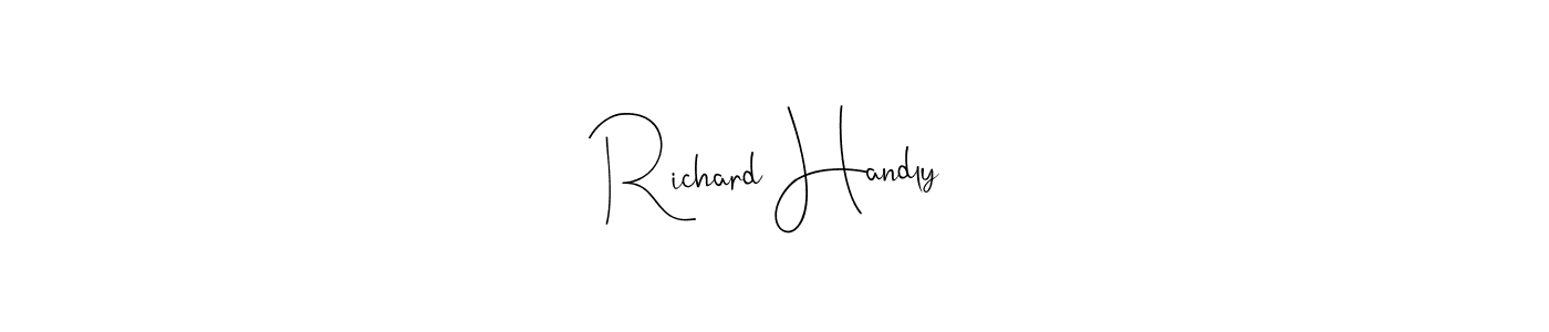 How to make Richard Handly signature? Andilay-7BmLP is a professional autograph style. Create handwritten signature for Richard Handly name. Richard Handly signature style 4 images and pictures png