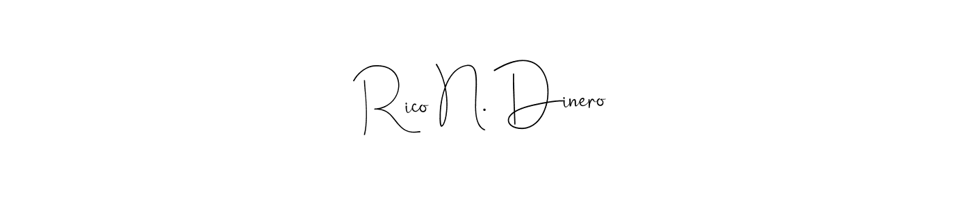 Best and Professional Signature Style for Rico N. Dinero. Andilay-7BmLP Best Signature Style Collection. Rico N. Dinero signature style 4 images and pictures png