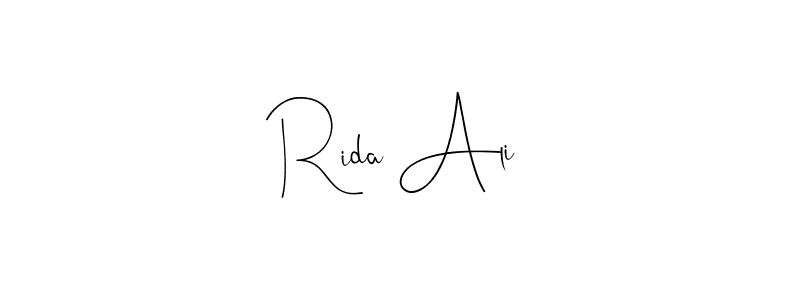 It looks lik you need a new signature style for name Rida Ali. Design unique handwritten (Andilay-7BmLP) signature with our free signature maker in just a few clicks. Rida Ali signature style 4 images and pictures png