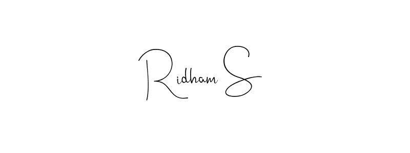 How to Draw Ridham S signature style? Andilay-7BmLP is a latest design signature styles for name Ridham S. Ridham S signature style 4 images and pictures png