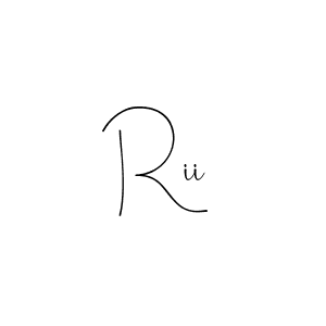 Create a beautiful signature design for name Rii. With this signature (Andilay-7BmLP) fonts, you can make a handwritten signature for free. Rii signature style 4 images and pictures png