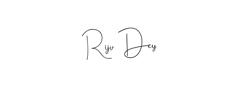 Riju Dey stylish signature style. Best Handwritten Sign (Andilay-7BmLP) for my name. Handwritten Signature Collection Ideas for my name Riju Dey. Riju Dey signature style 4 images and pictures png