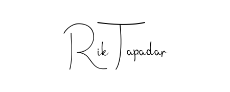 The best way (Andilay-7BmLP) to make a short signature is to pick only two or three words in your name. For converting this name Rik Tapadar. Rik Tapadar signature style 4 images and pictures png