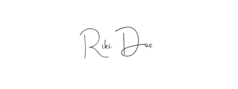 How to make Riki Das signature? Andilay-7BmLP is a professional autograph style. Create handwritten signature for Riki Das name. Riki Das signature style 4 images and pictures png