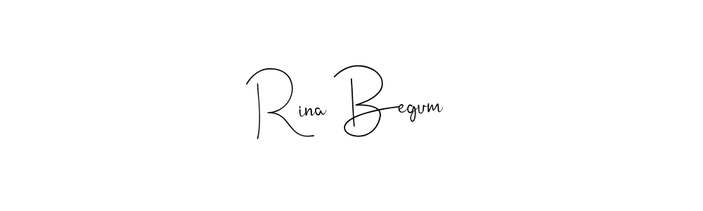 if you are searching for the best signature style for your name Rina Begum. so please give up your signature search. here we have designed multiple signature styles  using Andilay-7BmLP. Rina Begum signature style 4 images and pictures png