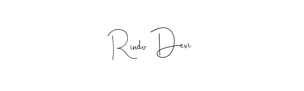 This is the best signature style for the Rindu Devi name. Also you like these signature font (Andilay-7BmLP). Mix name signature. Rindu Devi signature style 4 images and pictures png