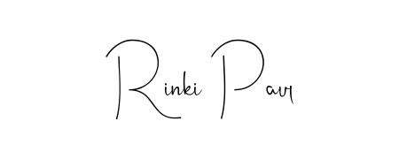 A sleek calligraphic signature for name Rinki Paul utilizing Andilay-7BmLP styling. Great for adding personal signatures to photos and art. Rinki Paul signature style 4 images and pictures png