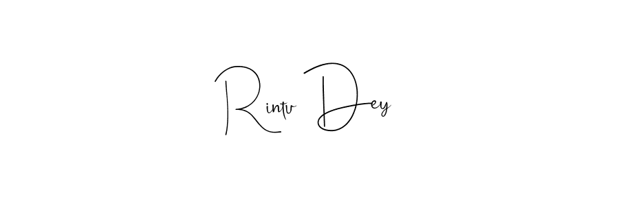 It looks lik you need a new signature style for name Rintu Dey. Design unique handwritten (Andilay-7BmLP) signature with our free signature maker in just a few clicks. Rintu Dey signature style 4 images and pictures png