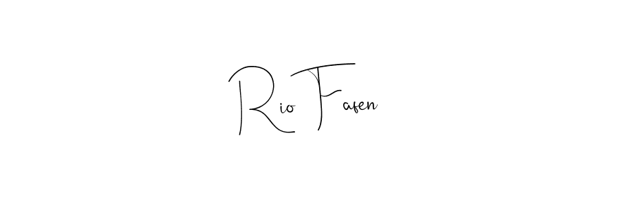 Also we have Rio Fafen name is the best signature style. Create professional handwritten signature collection using Andilay-7BmLP autograph style. Rio Fafen signature style 4 images and pictures png