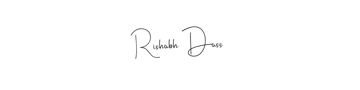 How to make Rishabh Dass signature? Andilay-7BmLP is a professional autograph style. Create handwritten signature for Rishabh Dass name. Rishabh Dass signature style 4 images and pictures png