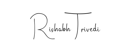 Stand out with a creative autograph for Rishabh Trivedi. The Andilay-7BmLP styling blends modern aesthetics with classic signature flourishes. Rishabh Trivedi signature style 4 images and pictures png